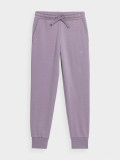 Pantaloni jogger de molton pentru fete, 4F Sportswear