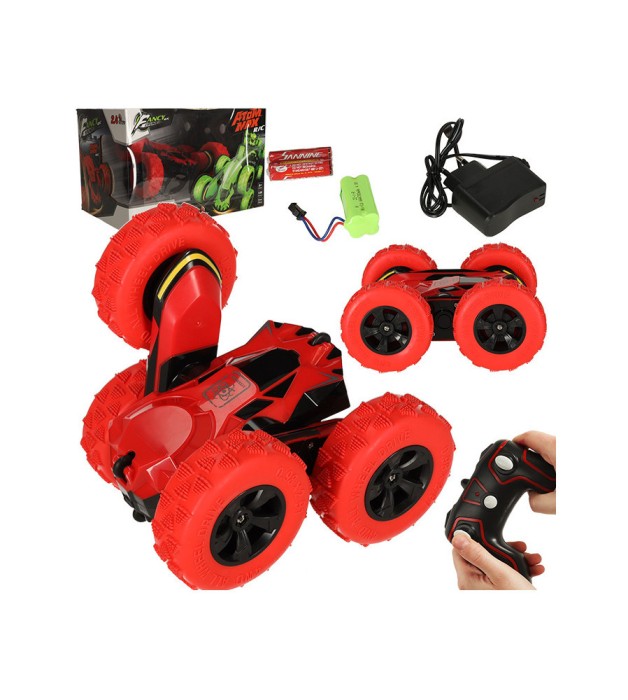 Masinuta acrobatii cu telecomanda Stunt Car, 2.4 GHz, rosu