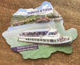 D1 - Magnet frigider - tematica turism - Dunarea la Cazane - Romania 89