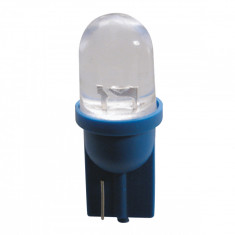 Bec tip LED 12V 5W soclu plastic T10 W21X95d 2buc Carpoint - Albastru focalizat Garage AutoRide