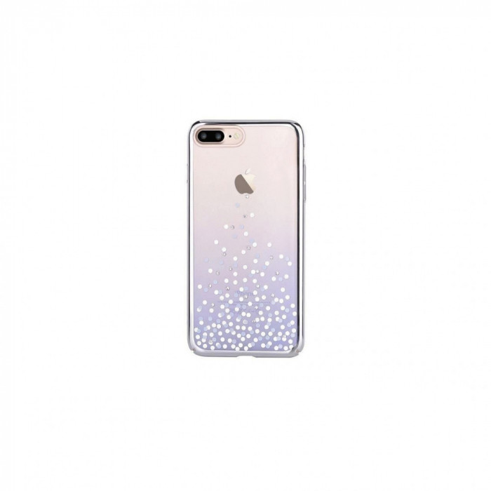 Husa Carcasa Comma Polka 360 Cristale Swarovski Pentru Iphone 6 Plus,6S Plus/Albastra