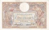 FRANTA 100 francs 30-8-1934 VF!!!
