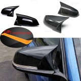 Capace Oglinzi Negru Lucios BMW Seria 1 2 3 4 F20 F22 F30 F32 F36 M Style (2012-2018) - Stanga+Dreapta