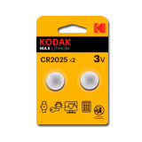 Lithium CR2025 Kodak ULTRA MAX LITHIUM 3V (2 uds)