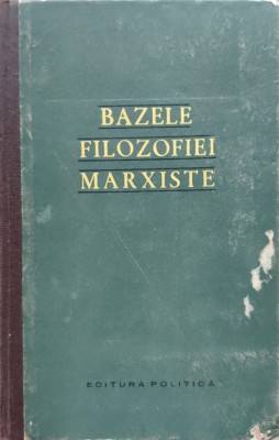 Bazele Filozofiei Marxiste - Colectiv , E429 foto