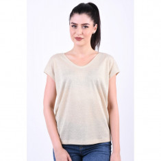 Bluza Only Silvery V-Neck Lurex Gold Colour foto