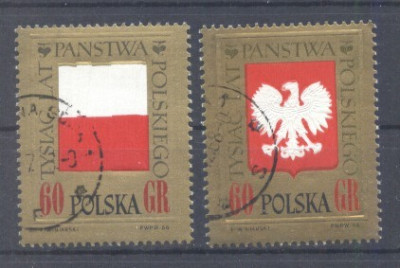 Poland 1966 Republic 1000 years, used G.293 foto