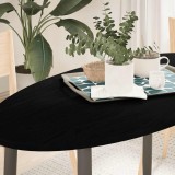 VidaXL Blat de masă maro &icirc;nchis 120x60x2 cm lemn masiv de stejar oval
