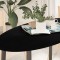 Gossi blat de masa maro inchis 120x60x2 cm lemn masiv de stejar oval