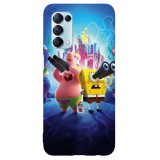 Husa compatibila cu Oppo Find X3 Lite model Sponge on the run, Silicon, TPU, Viceversa, Transparent, Carcasa