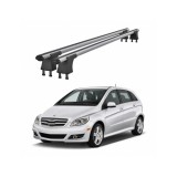 Set bare transversale aluminiu cu prindere in puncte fixe compatibile Mercedes Clasa B W245 2005-2011 negre sau argintii Cod: 120101 Kit 202