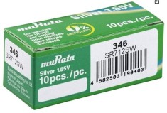 Pachet 10 baterii pentru ceas - Murata SR712SW - 346