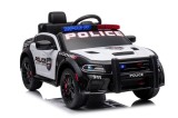Masina de politie Dodge Charger, alb / negru, 107.5 x 56.5 x 33 cm, Lean 20011