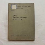 Studii de istorie literara si folclor