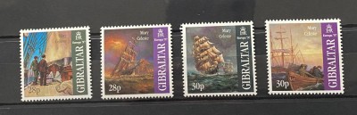 PC55 - Gibraltar 1997 Corabie Mary Celeste, serie MNH, 4v foto
