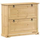 Cumpara ieftin Dulap pantofi "Corona", 99x32x85 cm, lemn masiv de pin