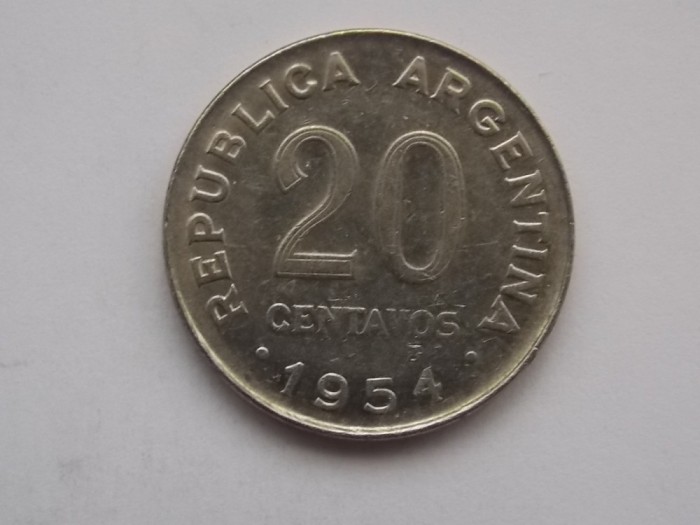 20 CENTAVOS 1954 ARGENTINA