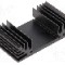 Radiator extrudat, aluminiu, 37.5mm x 65mm, neagra, FISCHER ELEKTRONIK - SK 185 37,5 SA