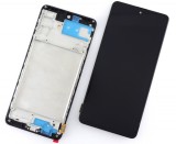 Display Samsung Galaxy M51 M515 OLED cu Rama Black Negru