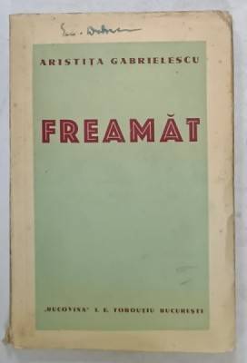 FREAMAT de ARISTITA GABRIELESCU , 1938 foto