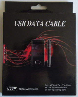 Cablu date LG KG800 foto