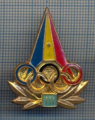 AX 877 INSIGNA -OLIMPICA - ROMANIA - LOCUL III -PENTRU COLECTIONARI foto