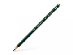 Creion grafit 7B Faber-Castell Castell 9000, hexagonal, fara guma