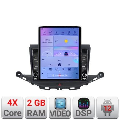 Navigatie Opel Astra K K-ASTRAK ecran tip TESLA 9.7&quot; cu Android Radio Bluetooth Internet GPS WIFI 2+32 DSP Quad Core CarStore Technology