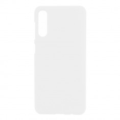 Husa Samsung Galaxy A50 model Slim White, Plastic, Aspect cauciucat Antisoc, Viceversa foto