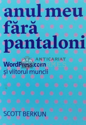Anul meu fara pantaloni. Wordpress.com si viitorul muncii - 2014 - Scott Berkun ($M170) foto