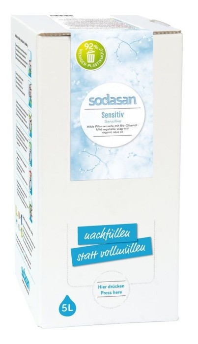 Sapun Lichid/Gel De Dus Bio Sensitiv 5 L Sodasan