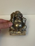 MINIATURA STATUETA Laminata ARGINT 925 - BUDDHA - China - 25g. - Vintage !, Ornamentale