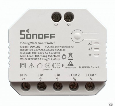 Releu Smart wireless Sonoff Dual R3 foto