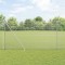 Gard din Fier Sudat cu 7 Poste Spike 1.5x10 m Oțel Galvanizat