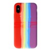 Husa Silicon Rainbow iPhone 11 Pro Max, High Copy, Protectie Premium