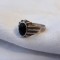 argint INEL WW2 cu ONIX de colectie RAR patina MINUNATA splendid DE EFECT superb
