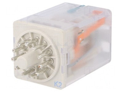 Releu Electromagnetic 3PDT 48VDC 10A foto
