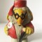* Jucarie veche Womble Filmfair 1974 Combex - Uncle Bulgaria, cauciuc, 13 cm