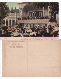 Sinaia - Orchestra in parc - animata, RR