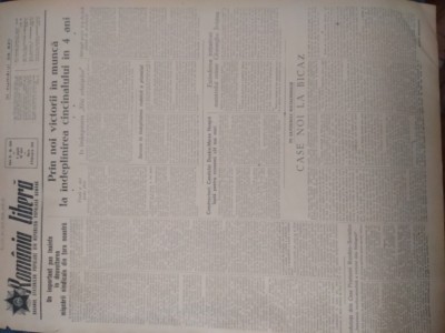ZIAR ROMANIA LIBERA 3 FEBRUARIE 1953 foto