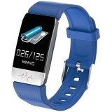 Bratara Fitness Techstar&reg; T1S Albastru, ECG, Puls, Oxigenarea Sangelui, Temperatura Corpului, Bluetooth, Sedentarism, Alerte
