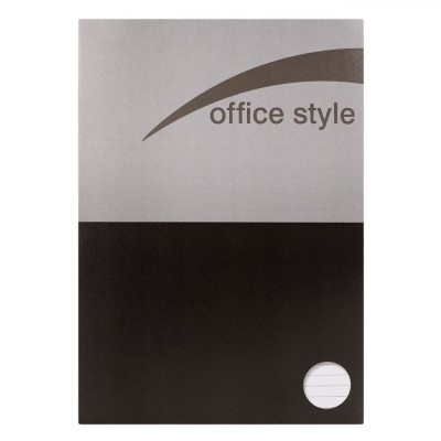 Caiet Dictando, Office Style, Copertă Moale, Format A4, Culoare Negru-Gri, 40 File foto