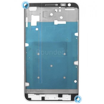 Capac frontal Samsung N7000 Galaxy Note, carcasă placă centrală piesa de schimb albă KhNXOAK-32G foto