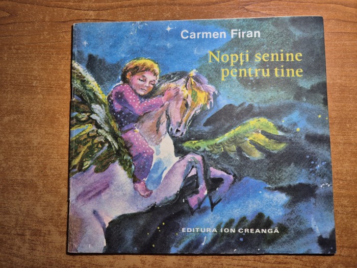 carte pentru copii - nopti senine pentru tine - din anul 1988