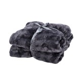 Cumpara ieftin Patura textil negru 200 x 220 cm