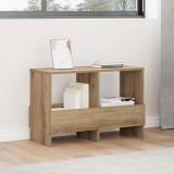 vidaXL Raft pentru reviste Stejar Artizanal 68,5 x 30 x 45 cm 890991