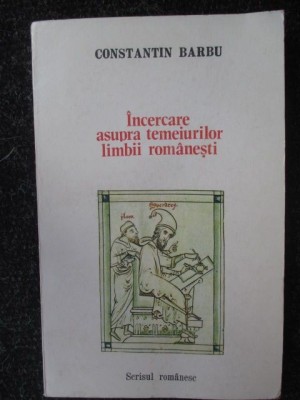 Incercare asupra temeiurilor limbii romanesti foto