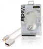 Adaptor Profesional mini DisplayPort - DisplayPort v1.1 0.2m alb, Profigold