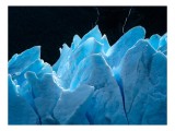 Tablou Canvas, "Albastrul glaciar al ghețarului strălucitor", Albastru, Gheață, Tăișuri, Frig, Răsfr&acirc;ngere, Contrast, Natură, 39 x 26 cm, CMCLASS