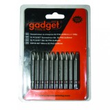 Set 10 biti surubelnita S2 PH2 x 50 mm din otel tratat Gadget